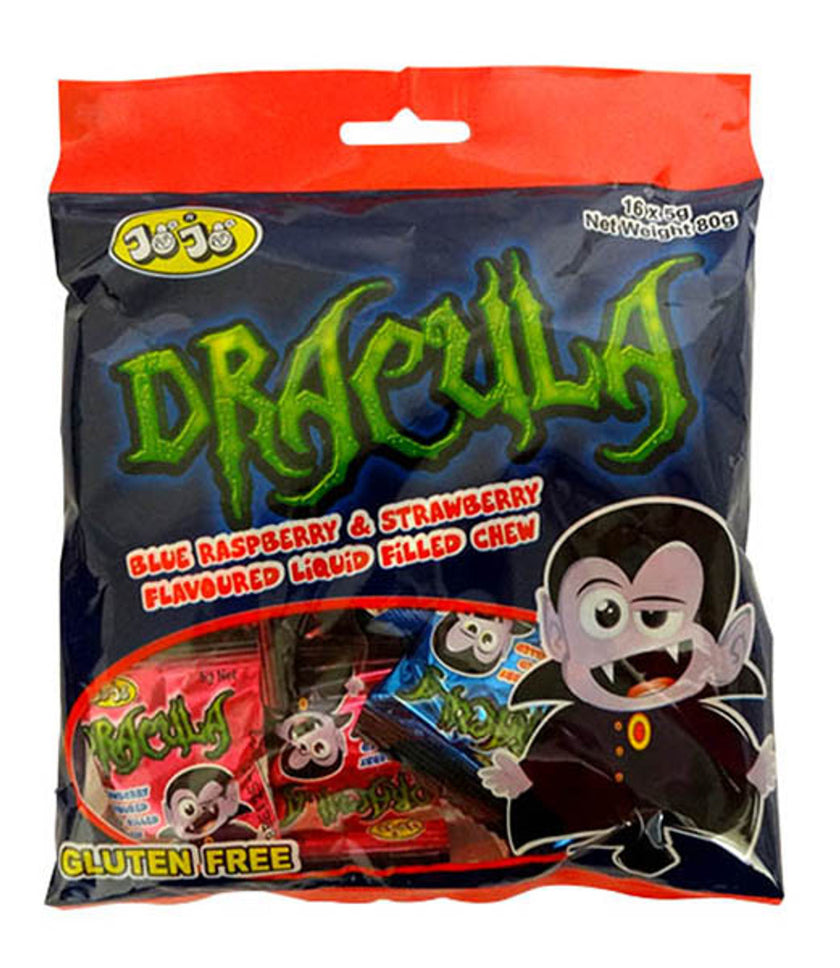 JOJO Dracula Liquid Filled Chews Gluten Free 80g
