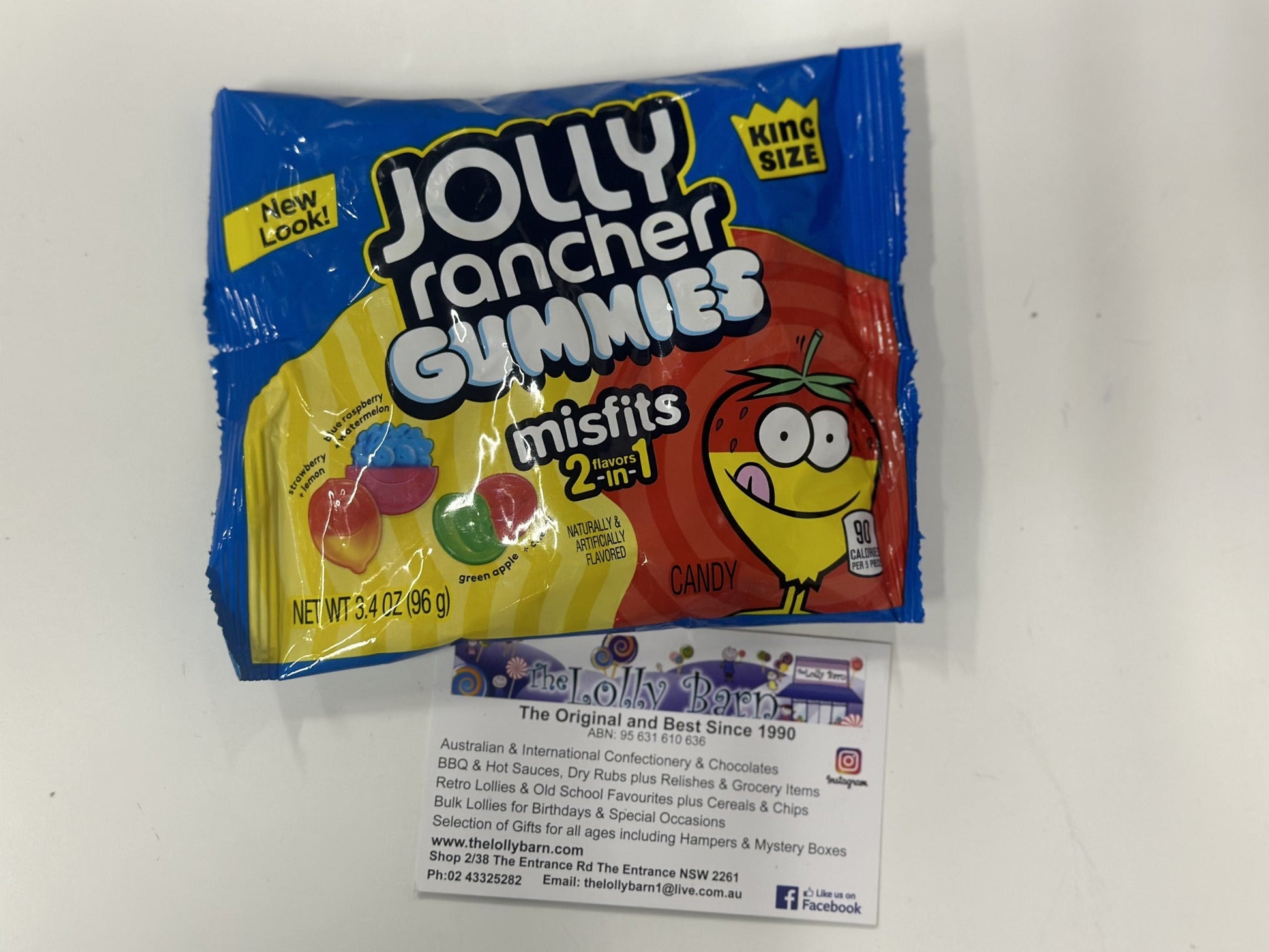 Jolly Rancher Gummies Misfits 2 Flavours In 1 King Size 96g