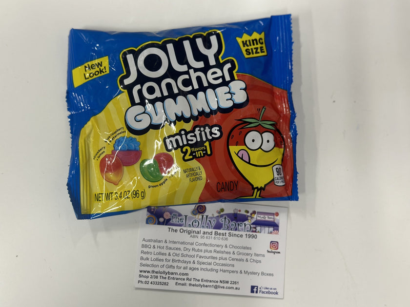Jolly Rancher Gummies Misfits 2 Flavours In 1 King Size 96g