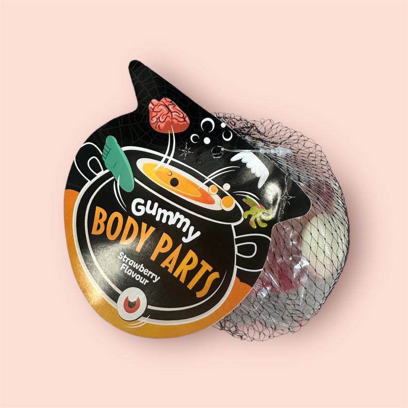 Gummy Body Parts Assorted Gummies Stawberry Flavoured 104g