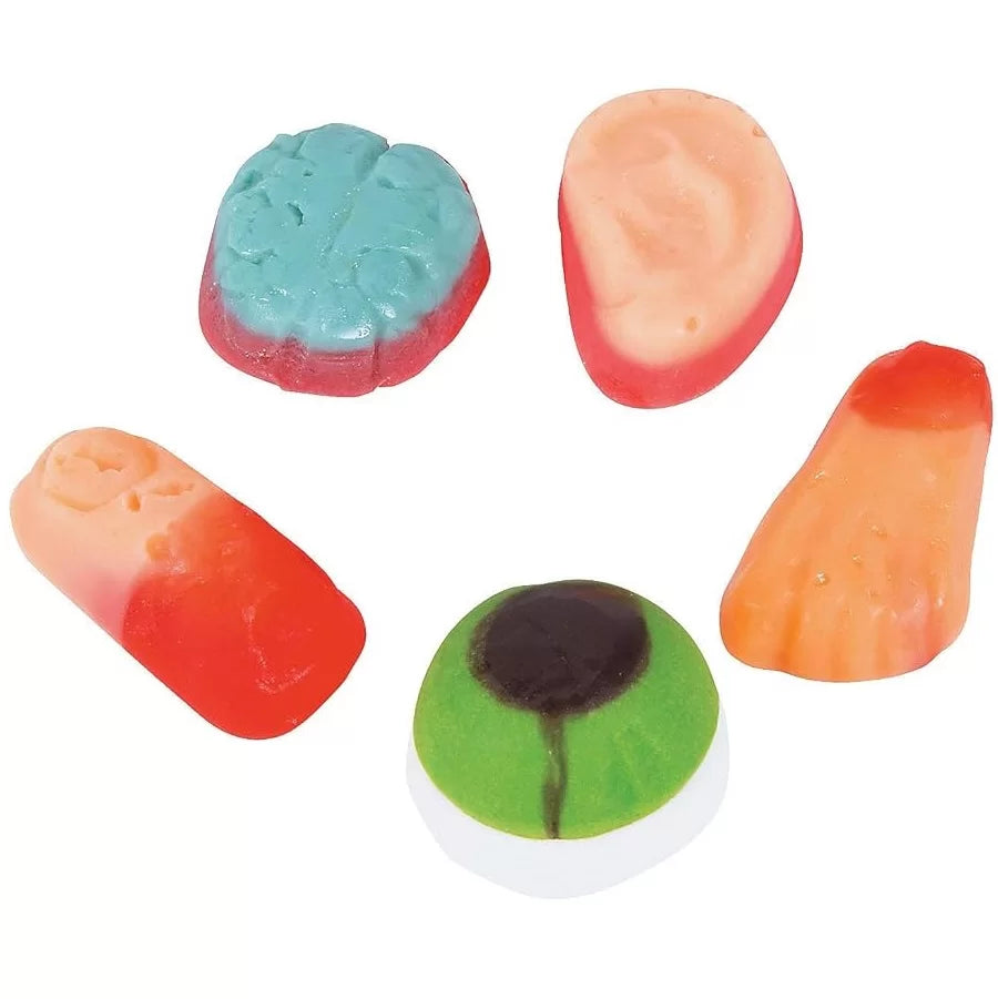 Gummy Body Parts Assorted Gummies Stawberry Flavoured 104g