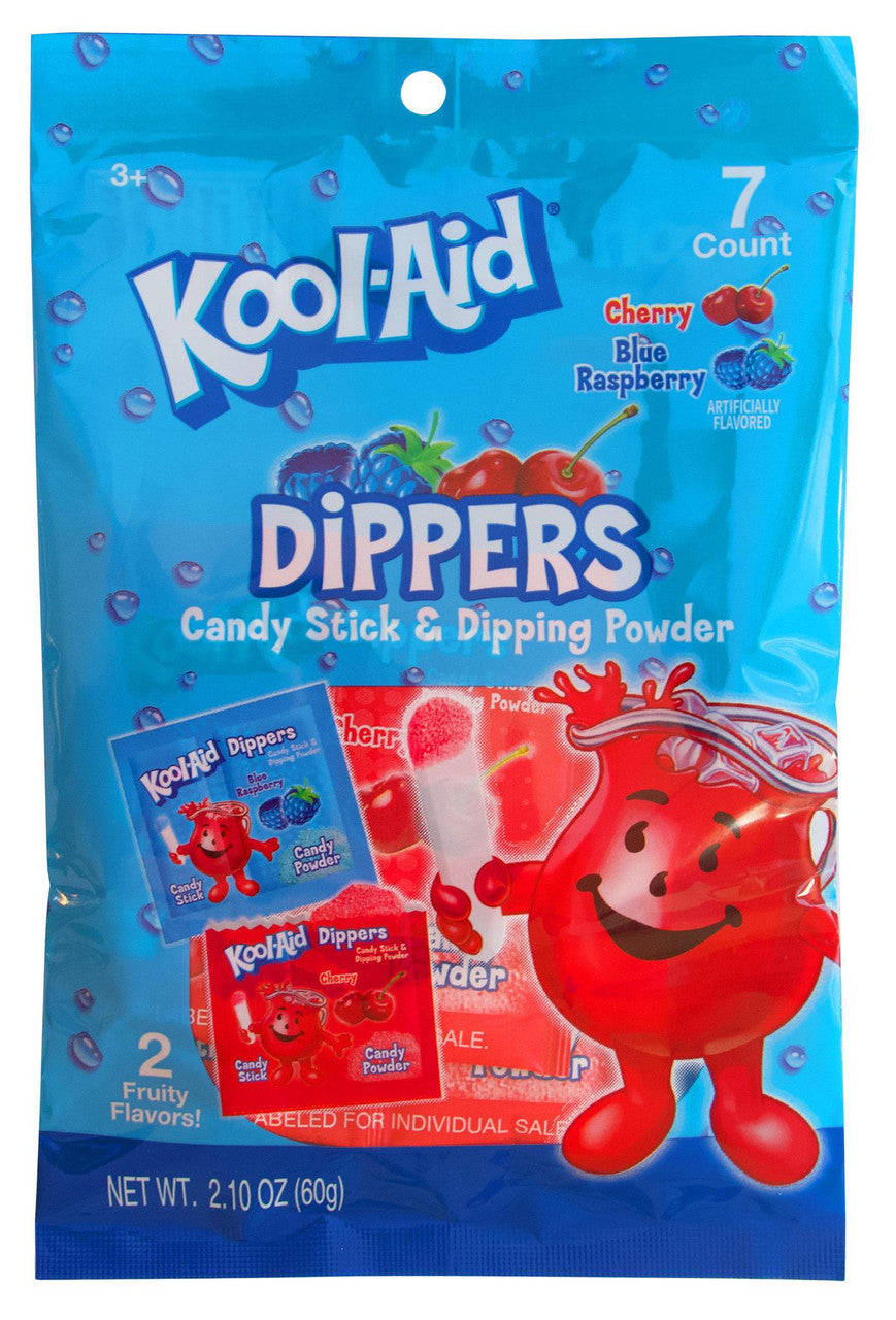Kool-Aid Dippers Candy Stick & Dipping Powder 60g 7pcs