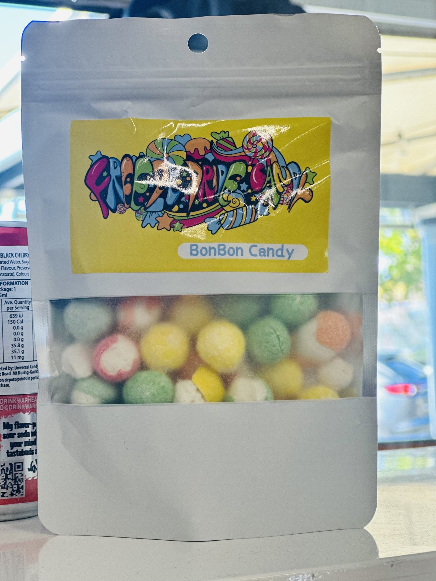 BonBon Candy Freeze Dried Sour Giant Skittles Bag 100g