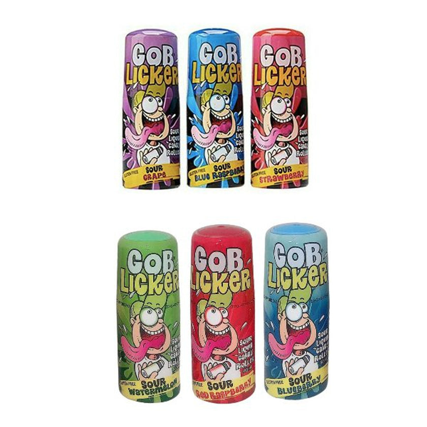 Gob Licker Sour Liquid Candy Roller Gluten Free Tik Tok Trend 60ml