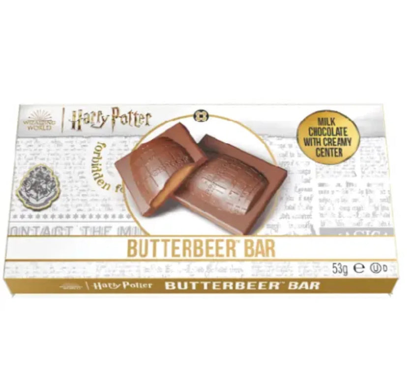 Harry Potter Butterbeer Bar Milk Chocolate With Creamy Center 53g BBD: 11/01/25