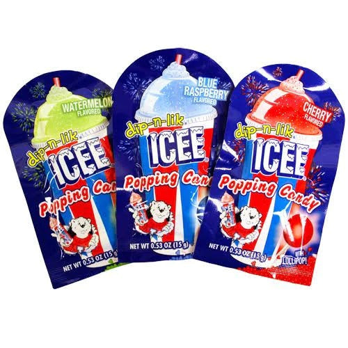 KoKos Icee Dip-N-Lik Popping Candy 15g (Assorted Flavours 1Pc)