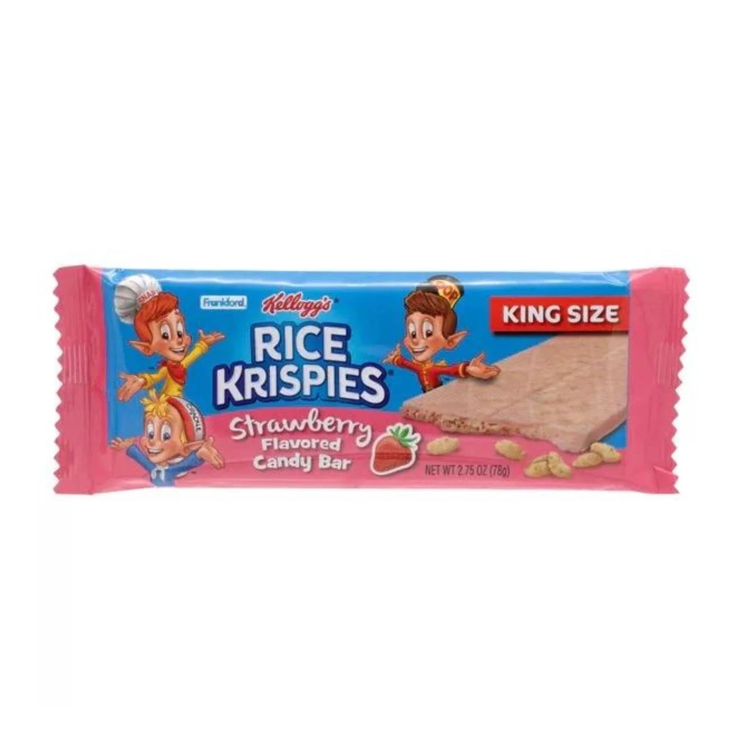 Kellogg's Rice Krispies Strawberry Candy Bar King Size 78g