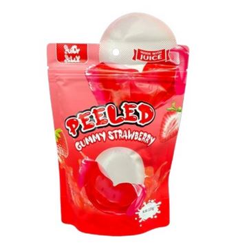 Juicy Jelly Peeled Gummies Strawberry Flavoured Gluten Free 120g