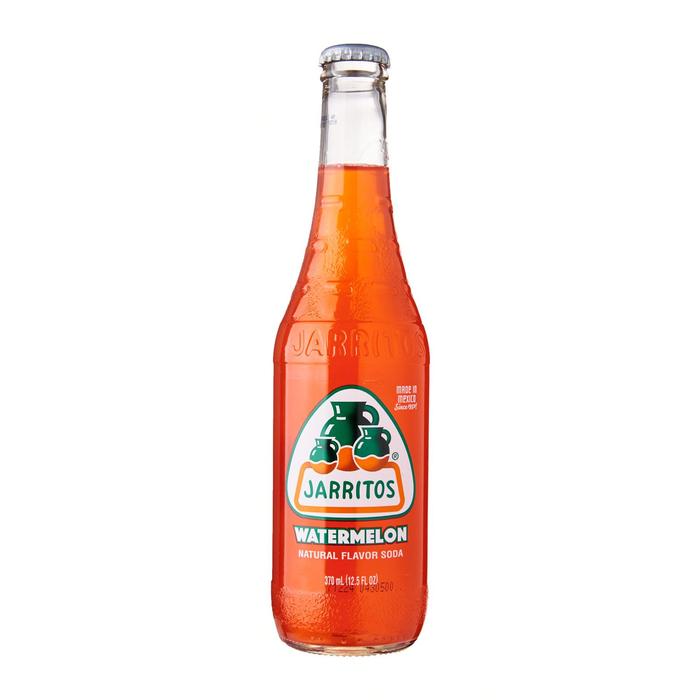 Jarritos Watermelon Flavoured Soda Soft Drink 370ml Glass Bottle The