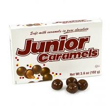 Junior Caramels Theatre Box 102g box