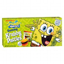 Gummy Krabby Patties Candy Theatre Box 72g