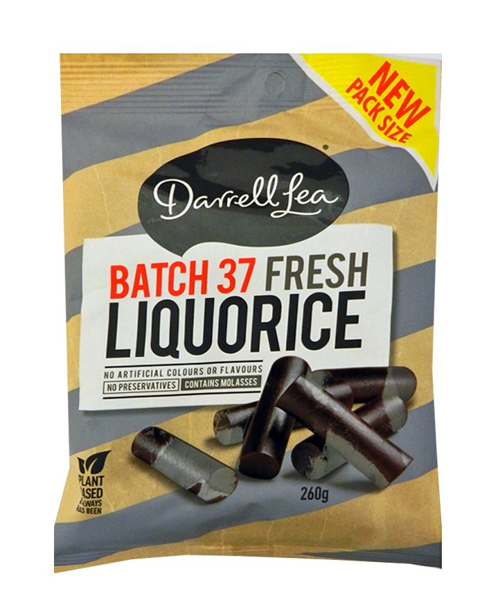 Darrell Lea Batch 37 Fresh Liquorice Licorice 260g BBD: 14/05/24