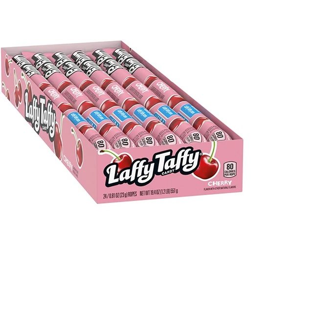Laffy Taffy Rope Cherry Flavour 22g Stick BBD: END DEC 2023