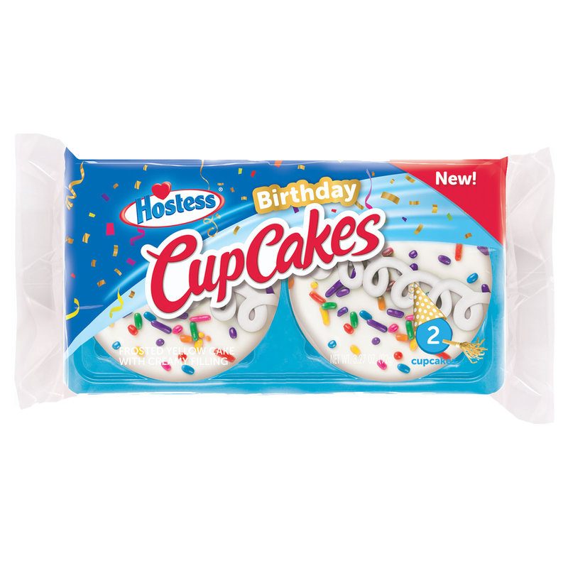 Hostess Cupcake Birthday Cake Twinkie Single 2 Pack or Box of 8