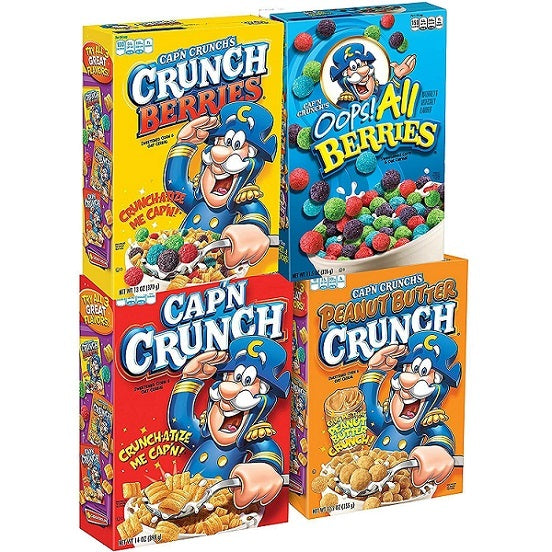 Cap'n Capn Captain Crunch Breakfast Cereal 398g BBD: 18/06/24