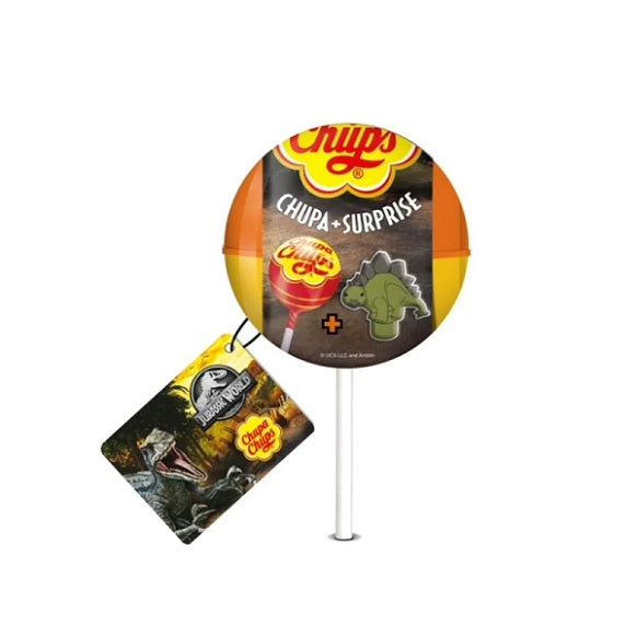Chupa Chups Lollipop with Limited Edition Jurassic World Pen Topper 12g