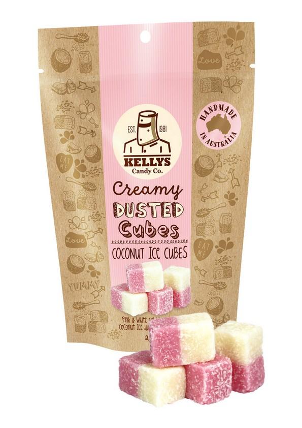 Kellys Candy Co Coconut Ice Cubes 90g or 220g