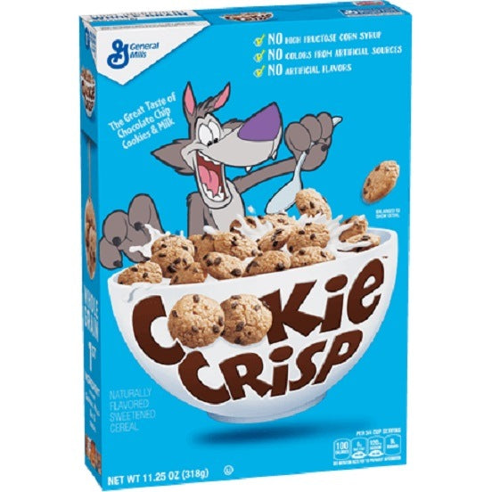 General Mills Cookie Crisp Breakfast Cereal 318g BBD: 19/04/24