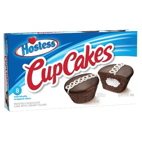 Hostess Chocolate Cupcake Single or Box 8