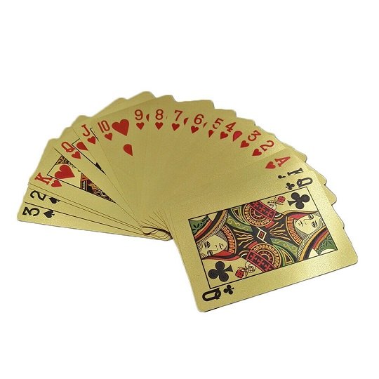 Game Night 24K Gold Plated Playing Cards Australia 100 Dollar Note Design Gold Foil Poker Blackjack Cards
