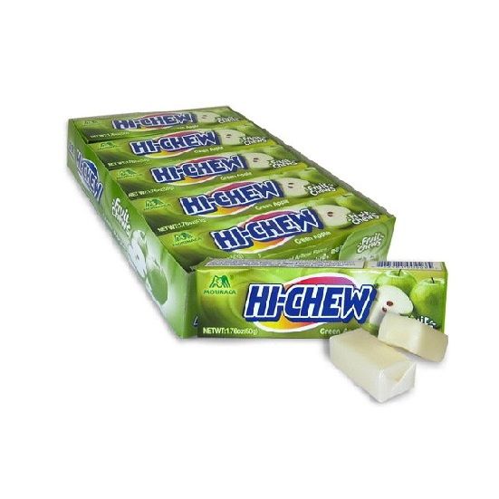 Hi Chew Apple Chewy Candy Gluten Free 50g BBD: 01/09/23