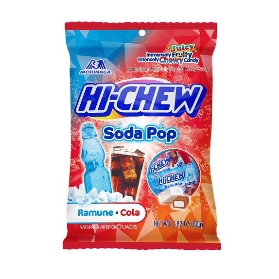 Hi Chew Soda Pop Chewy Candy Gluten Free 85g
