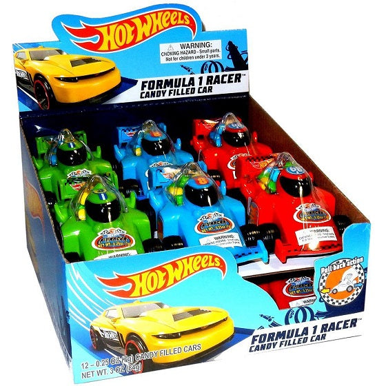 Hot Wheels Formula 1 Racer Candy Filled Car Toy Gift 7g