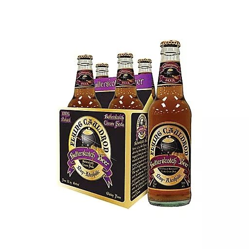 Harry Potter Flying Cauldron Butterscotch Beer Butterscotch Cream Soda Soft Drink Non-Alcoholic 355mL Glass Bottle