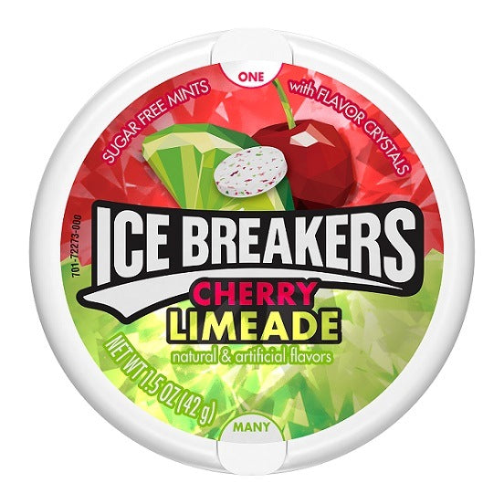 Ice Breakers Cherry Limeade Sugar Free Mints 42g