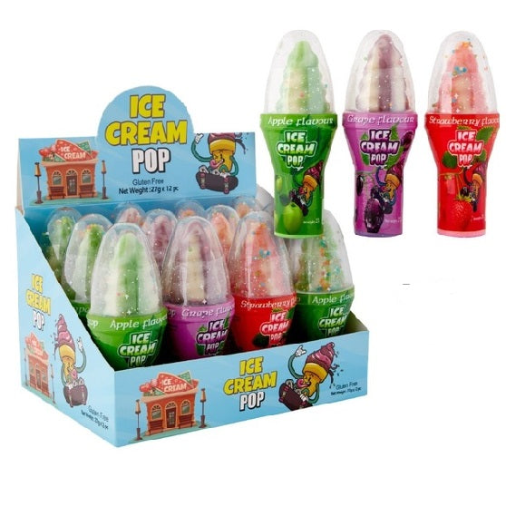 Ice Cream Pop Lollipop with Dipping Sherbet Gluten Free 27g BBD: 01/03/24