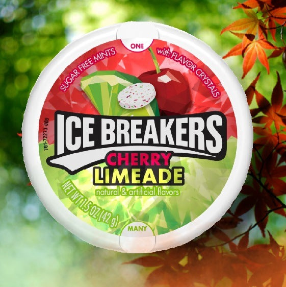 Ice Breakers Cherry Limeade Sugar Free Mints 42g