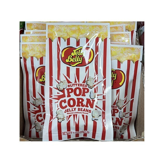 Jelly Belly Jelly Beans Buttered Popcorn Gluten Free 28g The Lolly Barn