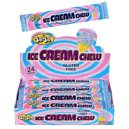 JoJo Jo Jo Ice Cream Chew Gluten Free 25g Bar