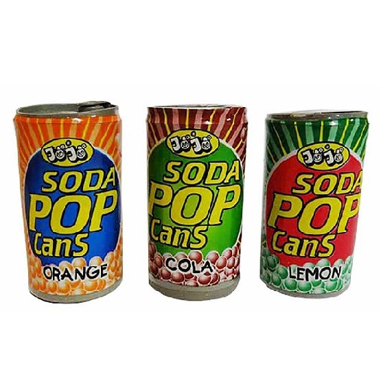 Jo Jo's JoJo's Soda Pop Cans Fizzy Candy Powder Sherbet Gluten Free 6g