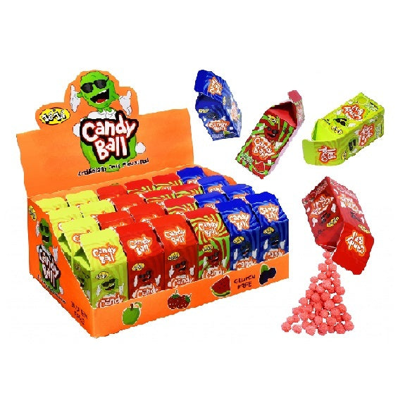 Jo Jo Candy Ball Milk Carton Mini Nerd Type Candy Gluten Free 30g