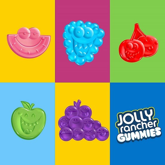 Jolly Rancher Gummies Gummys Original Flavours Gluten Free 99g Theatre Box BBD: 30/10/24