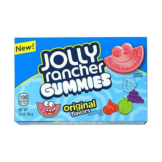 Jolly Rancher Gummies Gummys Original Flavours Gluten Free 99g Theatre Box