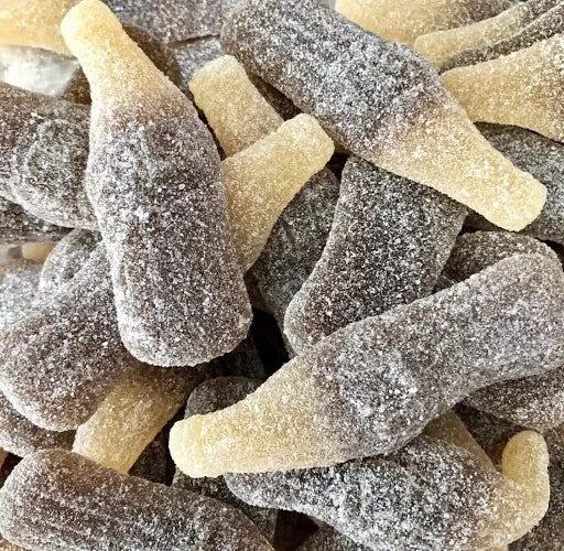 Large Fizzi Sour Cola Gummy Gummi Bottles 150g