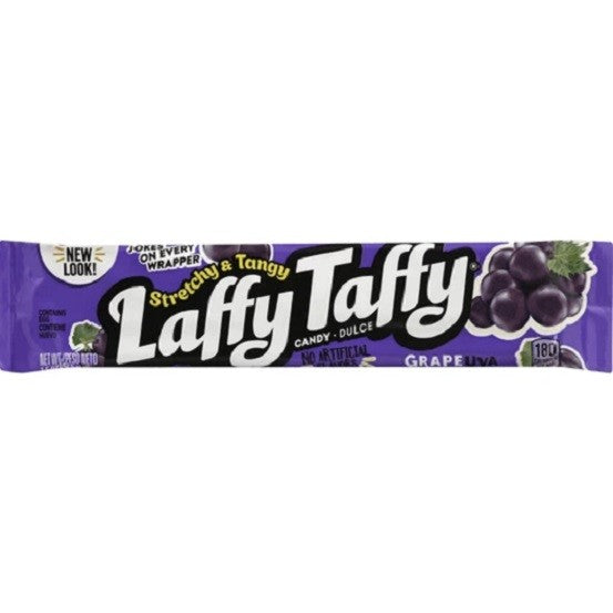 Laffy Taffy Stretchy Tangy and Chewy Grape Candy Bar 42.5g