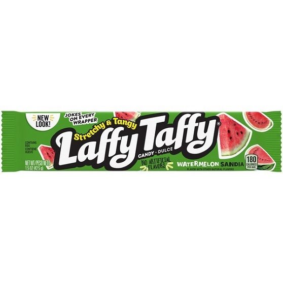 Laffy Taffy Stretchy Tangy and Chewy Watermelon Candy Bar 42.5g