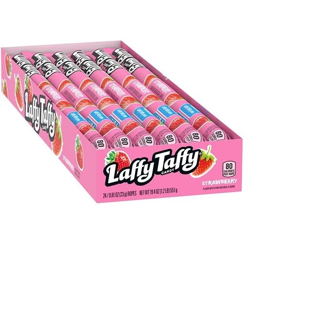 Laffy Taffy Rope Strawberry Flavour 22g Stick The Lolly Barn