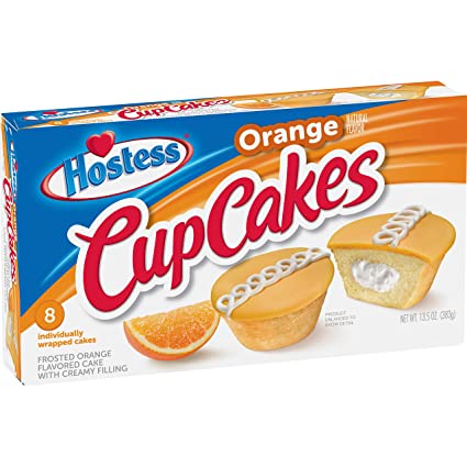 Hostess Orange Cupcakes Twinkies Frosted Orange Cup Cake With Creamy Filling