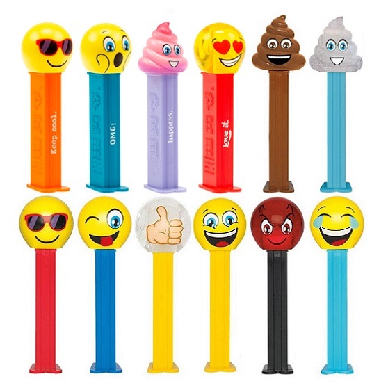 Pez Emoji Limited Edition Candy Dispenser Gluten Free The Lolly Barn