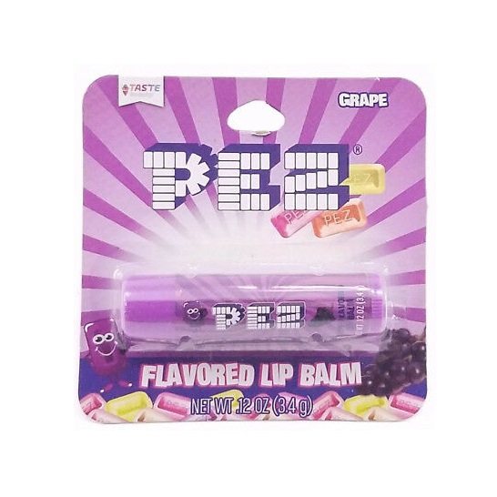 Pez Grape Flavoured Lip Balm Gluten Free 3.4g The Lolly Barn
