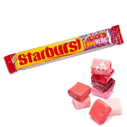 Starburst Star Burst Fave Reds Fruit Chews Chewy Candy Gluten Free 58. The Lolly Barn
