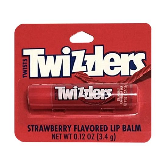 Twizzlers Twists Strawberry Candy Flavored Lip Balm Gluten Free 3.4g