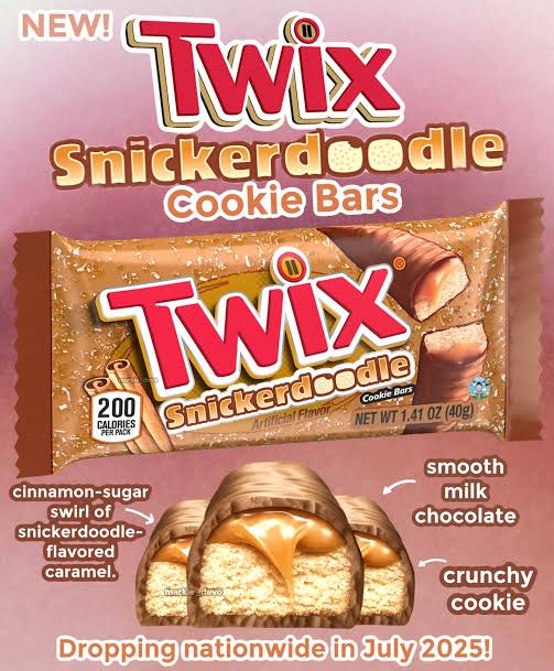 Twix Snickerdoodle Chocolate Candy Bar 40g