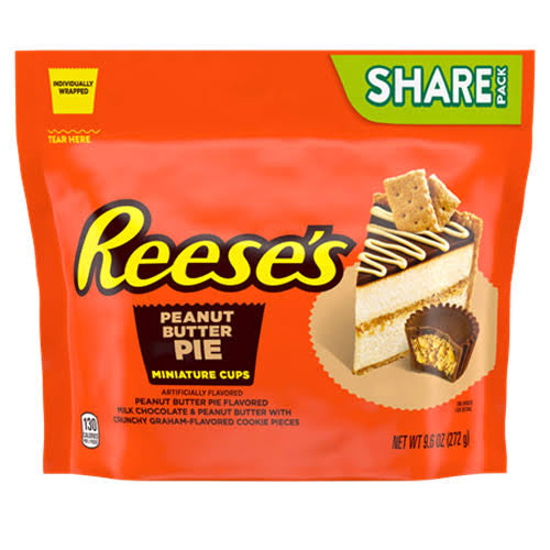 Reeses Peanut Butter Pie Miniature Cups Share Pack 272g Bag
