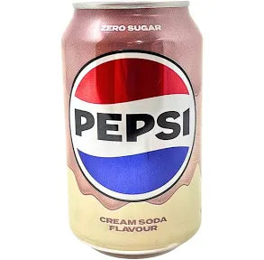 Pepsi Cream Soda Zero Sugar 355ml