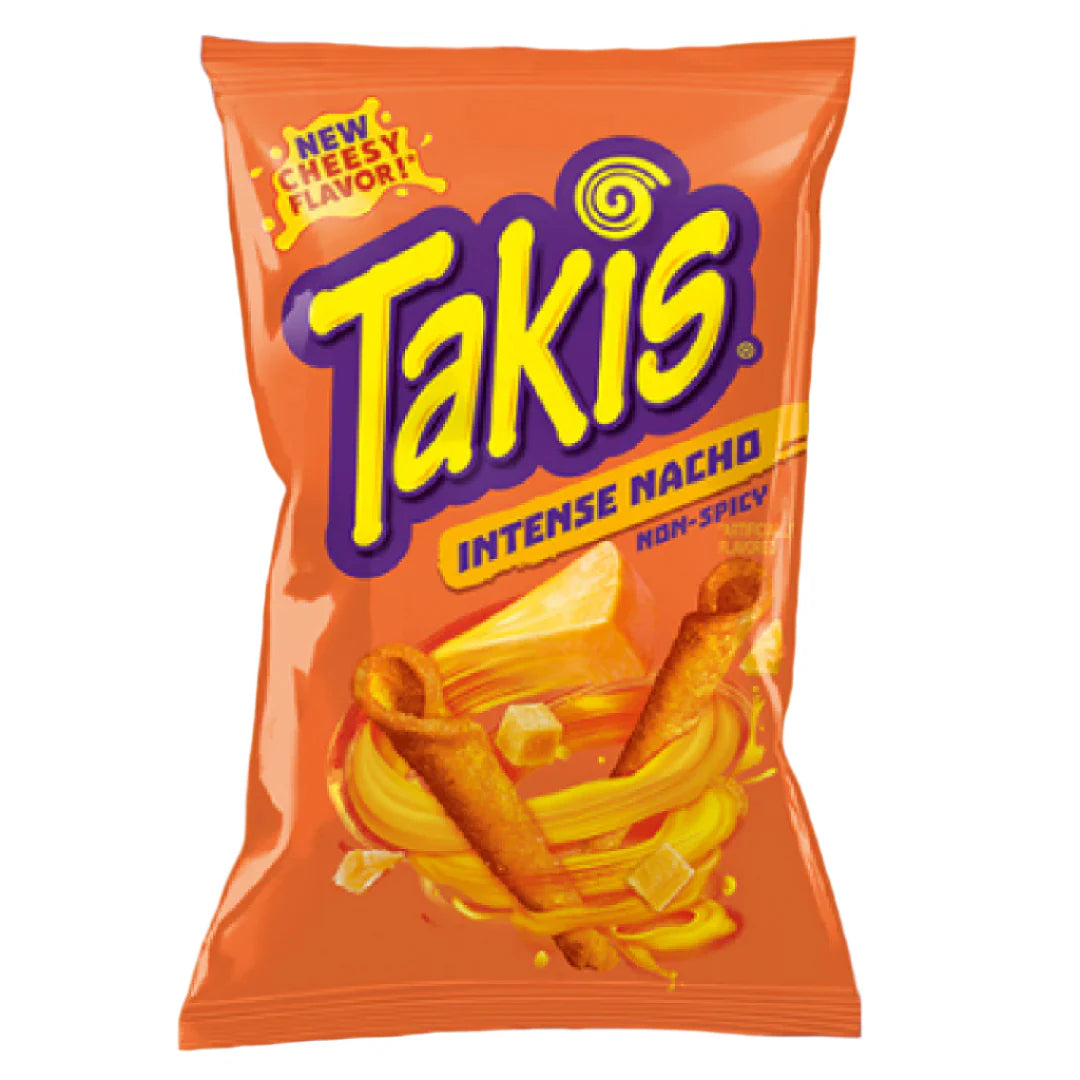 Takis Intense Nacho Cheese Non Spicy 92g